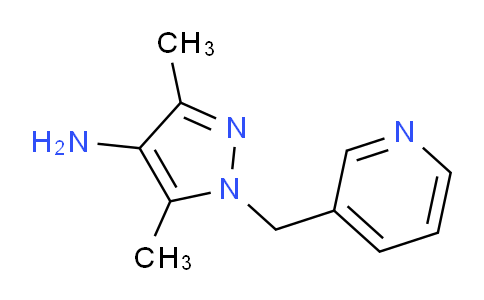 CAS No. 1152950-90-7, 3,5-Dimethyl-1-(pyridin-3-ylmethyl)-1H-pyrazol-4-amine