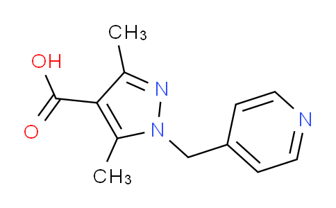 CAS No. 1153371-63-1, 3,5-Dimethyl-1-(pyridin-4-ylmethyl)-1H-pyrazole-4-carboxylic acid