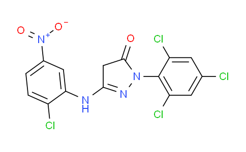 CAS No. 30707-68-7, 3-((2-Chloro-5-nitrophenyl)amino)-1-(2,4,6-trichlorophenyl)-1H-pyrazol-5(4H)-one
