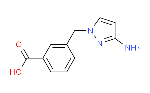 CAS No. 1003013-01-1, 3-((3-Amino-1H-pyrazol-1-yl)methyl)benzoic acid