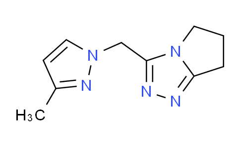 CAS No. 1429419-69-1, 3-((3-Methyl-1H-pyrazol-1-yl)methyl)-6,7-dihydro-5H-pyrrolo[2,1-c][1,2,4]triazole