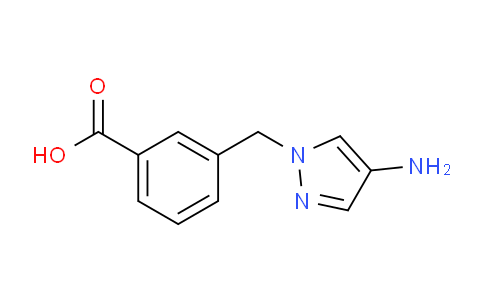 CAS No. 1209267-81-1, 3-((4-Amino-1H-pyrazol-1-yl)methyl)benzoic acid