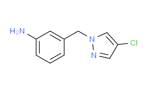 CAS No. 895930-04-8, 3-((4-Chloro-1H-pyrazol-1-yl)methyl)aniline