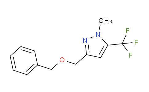 CAS No. 1429485-91-5, 3-((Benzyloxy)methyl)-1-methyl-5-(trifluoromethyl)-1H-pyrazole