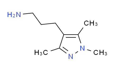 CAS No. 956372-59-1, 3-(1,3,5-Trimethyl-1H-pyrazol-4-yl)propan-1-amine