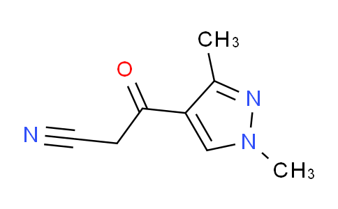 CAS No. 158386-99-3, 3-(1,3-Dimethyl-1H-pyrazol-4-yl)-3-oxopropanenitrile