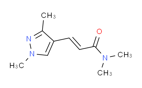 CAS No. 1001500-04-4, 3-(1,3-Dimethyl-1H-pyrazol-4-yl)-N,N-dimethylacrylamide