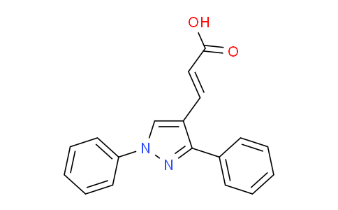 CAS No. 73221-47-3, 3-(1,3-Diphenyl-1H-pyrazol-4-yl)acrylic acid