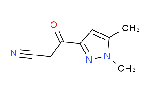CAS No. 130397-49-8, 3-(1,5-Dimethyl-1H-pyrazol-3-yl)-3-oxopropanenitrile