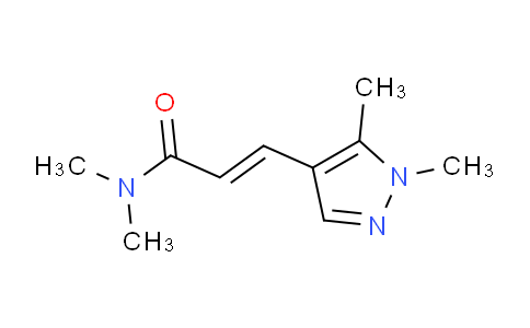 CAS No. 1001500-19-1, 3-(1,5-Dimethyl-1H-pyrazol-4-yl)-N,N-dimethylacrylamide