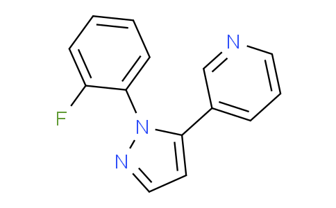 CAS No. 1269293-02-8, 3-(1-(2-Fluorophenyl)-1H-pyrazol-5-yl)pyridine