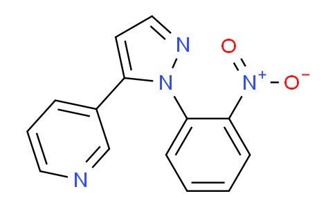 CAS No. 1269293-33-5, 3-(1-(2-Nitrophenyl)-1H-pyrazol-5-yl)pyridine