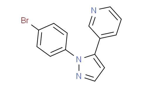CAS No. 1269292-43-4, 3-(1-(4-Bromophenyl)-1H-pyrazol-5-yl)pyridine