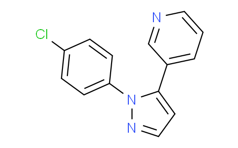CAS No. 1269294-23-6, 3-(1-(4-Chlorophenyl)-1H-pyrazol-5-yl)pyridine