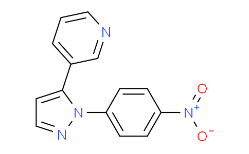 CAS No. 1269291-88-4, 3-(1-(4-Nitrophenyl)-1H-pyrazol-5-yl)pyridine
