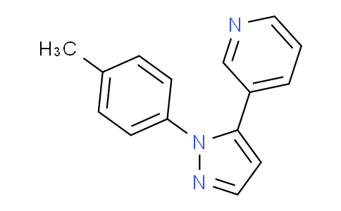 CAS No. 1269293-95-9, 3-(1-(p-Tolyl)-1H-pyrazol-5-yl)pyridine