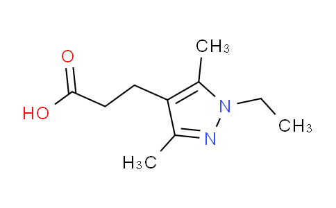 CAS No. 887408-90-4, 3-(1-Ethyl-3,5-dimethyl-1H-pyrazol-4-yl)propanoic acid