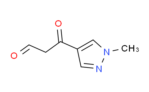 CAS No. 1250479-30-1, 3-(1-Methyl-1H-pyrazol-4-yl)-3-oxopropanal