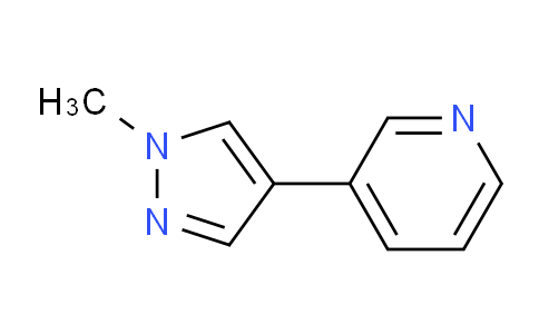 CAS No. 1200405-85-1, 3-(1-Methyl-1H-pyrazol-4-yl)pyridine