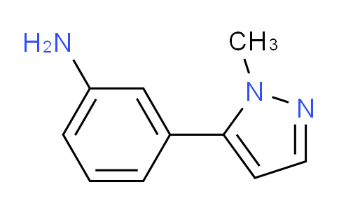 CAS No. 910037-08-0, 3-(1-Methyl-1H-pyrazol-5-yl)aniline