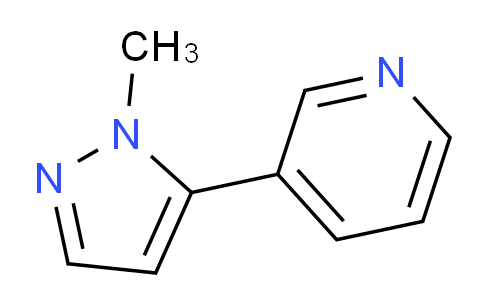 CAS No. 64091-87-8, 3-(1-Methyl-1H-pyrazol-5-yl)pyridine