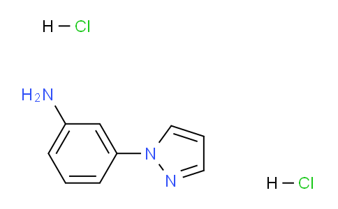 CAS No. 1185293-09-7, 3-(1H-Pyrazol-1-yl)aniline dihydrochloride