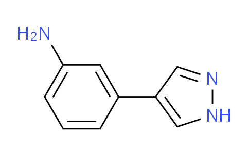 CAS No. 1170691-45-8, 3-(1H-Pyrazol-4-yl)aniline