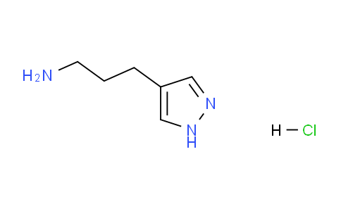 CAS No. 1185163-03-4, 3-(1H-Pyrazol-4-yl)propan-1-amine hydrochloride