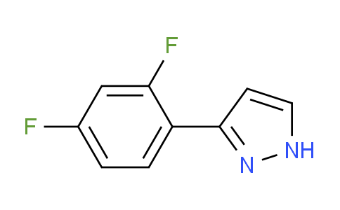 CAS No. 474707-70-5, 3-(2,4-Difluorophenyl)-1H-pyrazole