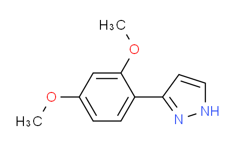 CAS No. 150433-17-3, 3-(2,4-Dimethoxyphenyl)-1h-pyrazole