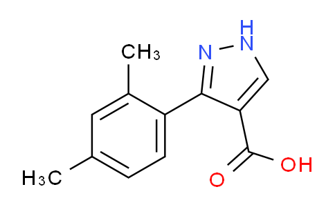 CAS No. 879996-75-5, 3-(2,4-Dimethylphenyl)-1H-pyrazole-4-carboxylic acid