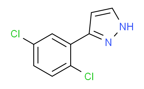CAS No. 59843-71-9, 3-(2,5-Dichlorophenyl)-1H-pyrazole