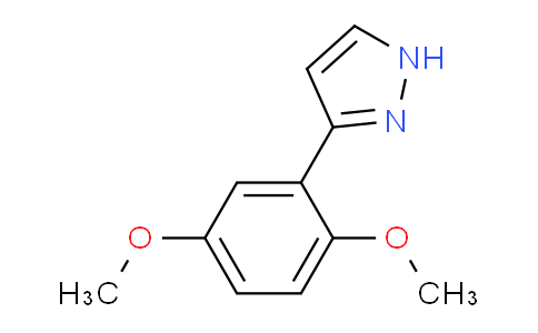 CAS No. 181122-45-2, 3-(2,5-Dimethoxyphenyl)-1H-pyrazole