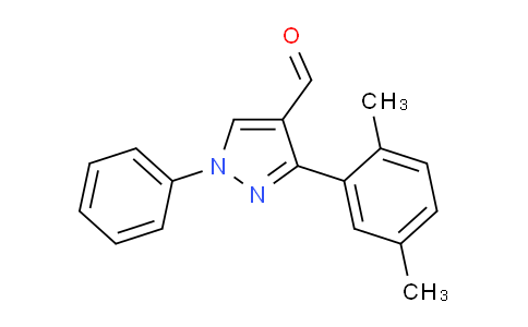 CAS No. 431073-03-9, 3-(2,5-Dimethylphenyl)-1-phenyl-1H-pyrazole-4-carbaldehyde