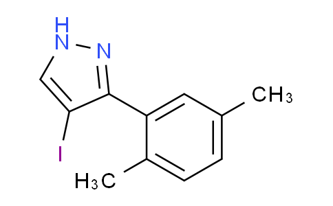 CAS No. 1340060-64-1, 3-(2,5-Dimethylphenyl)-4-iodo-1H-pyrazole