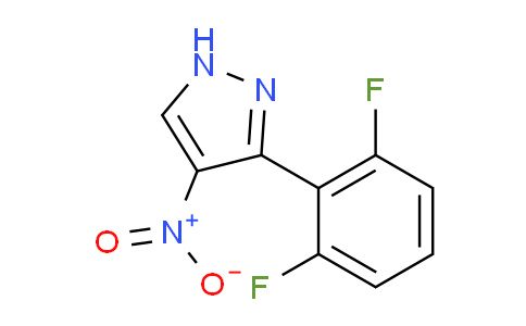 CAS No. 1250667-53-8, 3-(2,6-Difluorophenyl)-4-nitro-1H-pyrazole