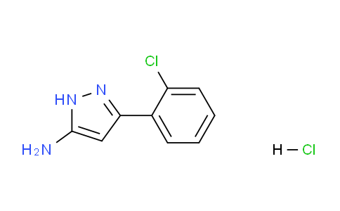 CAS No. 1031791-02-2, 3-(2-Chlorophenyl)-1H-pyrazol-5-amine HCl
