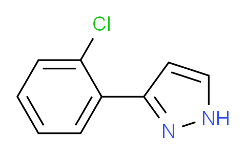 CAS No. 59843-55-9, 3-(2-Chlorophenyl)-1H-pyrazole