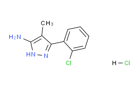 CAS No. 1239715-00-4, 3-(2-Chlorophenyl)-4-methyl-1H-pyrazol-5-amine hydrochloride