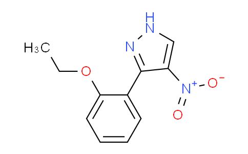 CAS No. 1707403-11-9, 3-(2-Ethoxyphenyl)-4-nitro-1H-pyrazole