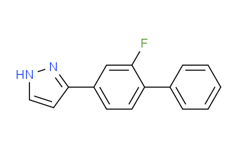 CAS No. 1287217-55-3, 3-(2-Fluoro-[1,1'-biphenyl]-4-yl)-1H-pyrazole