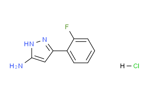 CAS No. 1239715-03-7, 3-(2-Fluorophenyl)-1H-pyrazol-5-amine hydrochloride