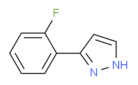 CAS No. 149739-32-2, 3-(2-Fluorophenyl)-1H-pyrazole