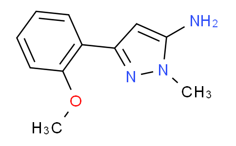 CAS No. 957313-52-9, 3-(2-Methoxyphenyl)-1-methyl-1H-pyrazol-5-amine