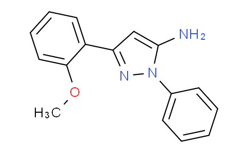 CAS No. 926208-66-4, 3-(2-Methoxyphenyl)-1-phenyl-1H-pyrazol-5-amine