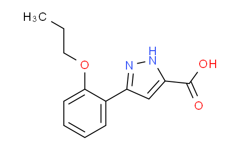 CAS No. 1030610-83-3, 3-(2-Propoxyphenyl)-1H-pyrazole-5-carboxylic acid