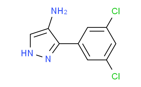 CAS No. 1707375-24-3, 3-(3,5-Dichlorophenyl)-1H-pyrazol-4-amine