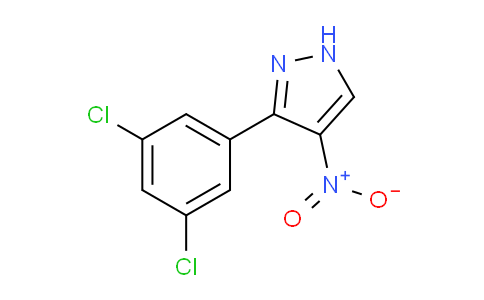 CAS No. 1708380-52-2, 3-(3,5-Dichlorophenyl)-4-nitro-1H-pyrazole