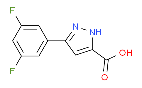 CAS No. 1276541-99-1, 3-(3,5-Difluorophenyl)-1H-pyrazole-5-carboxylic acid
