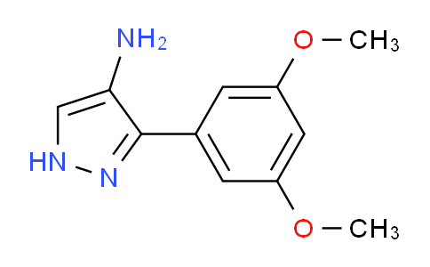 CAS No. 1710854-02-6, 3-(3,5-Dimethoxyphenyl)-1H-pyrazol-4-amine